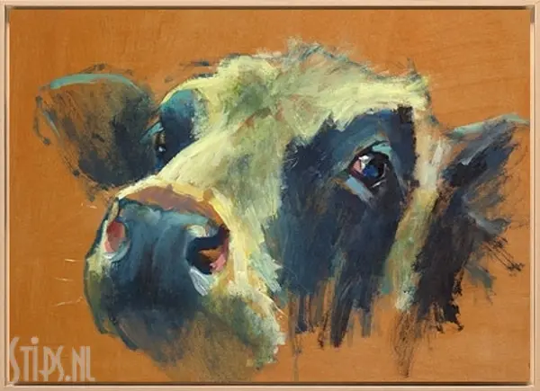 Koe op oranjebruin - Theo Onnes - Afbeelding 5