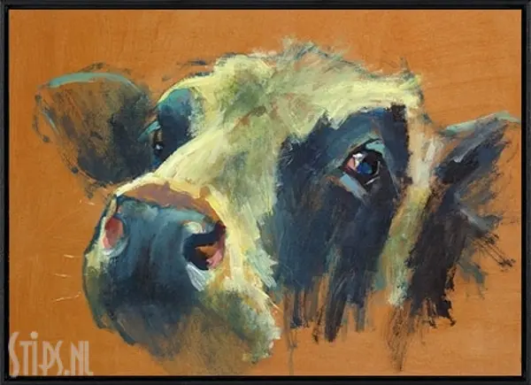 Koe op oranjebruin - Theo Onnes - Afbeelding 4