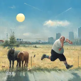 Hollen of stilstaan - Marius van Dokkum - canvas giclee