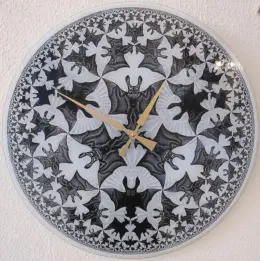 Circle Limit IV (Heaven and Hell) glasklok - M.C. Escher