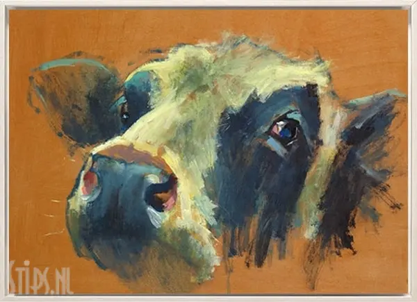 Koe op oranjebruin - Theo Onnes - Afbeelding 6