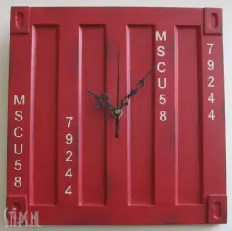 Container wandklok MSCU58 79244