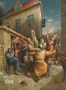 Dans van de Herders - Marius van Dokkum - canvas giclee