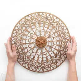 Paris Time - houten wandklok