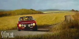 Alfa Romeo in Frans landschap - Martin Sijbesma