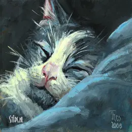 Kat - Theo Onnes - giclee