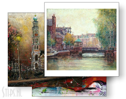 Kunstkaarten Stadsgezichten
