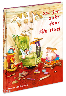 Opa Jan zakt door zijn stoel - Marius van Dokkum