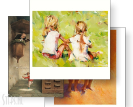 Kunstkaarten met kinderen