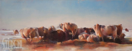 Schapen op de hei - Hiske Wiersma