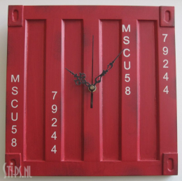 Container wandklok  MSCU58 79244