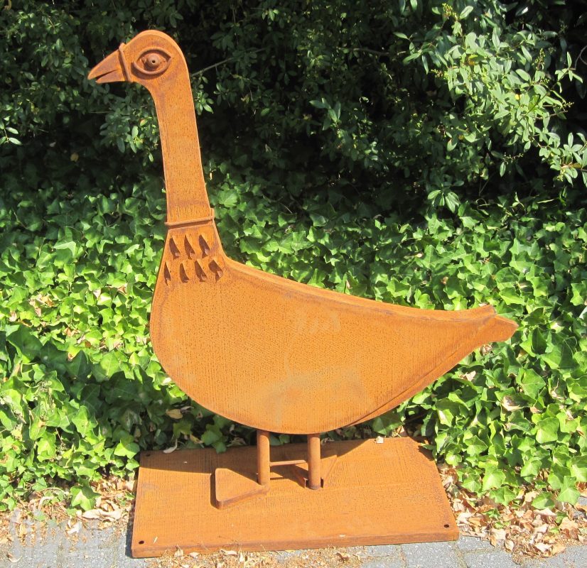 Gans op voetstuk geroest - Afbeelding 2
