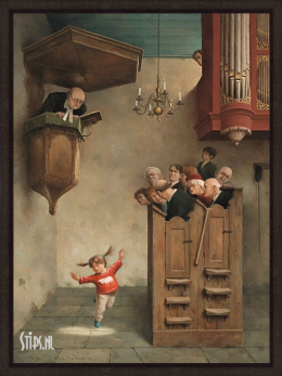 Sale - Dansje in de kerk - Marius van Dokkum