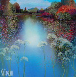 The park, spring reflection - Ton Dubbeldam