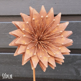 Kleine Zonnebloem - geroest ijzer