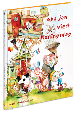 Opa Jan viert Koningsdag - Marius van Dokkum