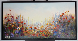 Bloemenveld 140 x 70 - Jochem de Graaf