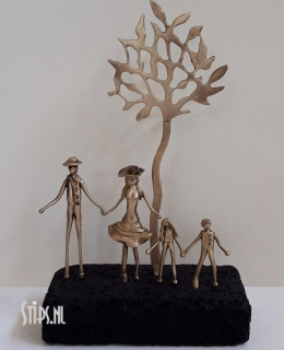 Met zijn vieren op pad