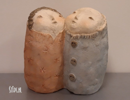 Loving old couple - artdesign