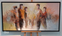 Vijf Ladies in oker - Jochem de Graaf