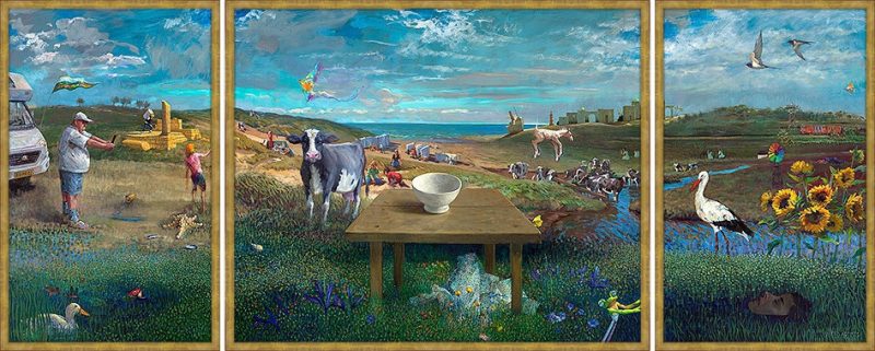 Het Ode aan de Kunst giclée is uit