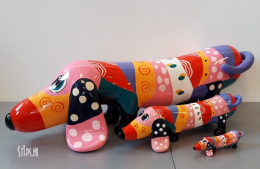 Hotdog Long Ears Pink - Art24 Design Group