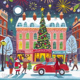 Christmas Shopping in the City - Caroline Bonne Müller
