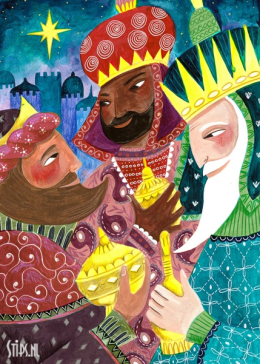 Three Kings, Three Wise Men - Caroline Bonne Müller - giclee