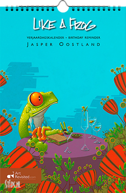 Like a Frog - verjaardagskalender kikkers - Jasper Oostland