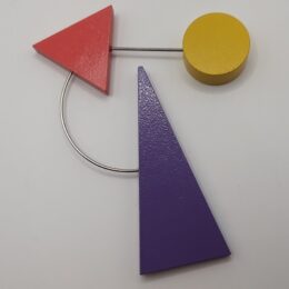 Geometrische broche 3 motieven - Tjonge Jonge