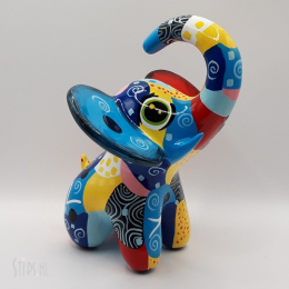 Elephant Ollie Blue - Art24 Design Group