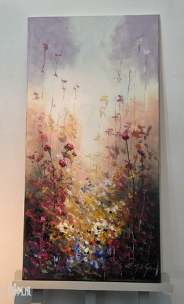 Bloemenveld - 50x100 - Jochem de Graaf
