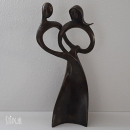 Love Couple XL in brons