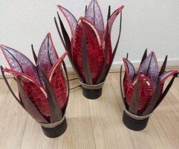 Rode Tulplampen - set van 3